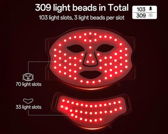 Listing 5 of 11 for LED Light Therapy Face Mask (OVER STOCKED)
