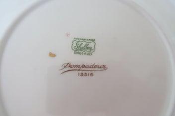 Listing 3 of 3 for ***RARE SHELLEY POMPADOUR TRIO 1950***