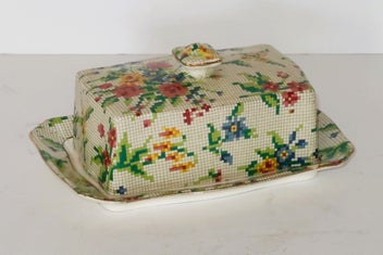 Listing 1 of 4 for ***VINTAGE ROYAL WINTON "QUEEN ANNE" BUTTER KEEP***