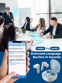 Listing 7 of 8 for Language Translator Earbuds Support 144 Languages Accents AI Translation Earbuds