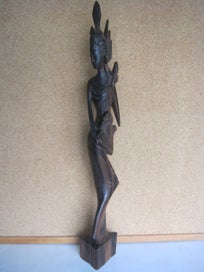 Listing 15 of 20 for Vintage Balinese Indonesia Hand Carved Wooden Sculpture. $89 Each
