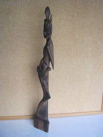 Listing 17 of 20 for Vintage Balinese Indonesia Hand Carved Wooden Sculpture. $89 Each