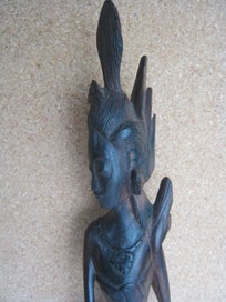 Listing 18 of 20 for Vintage Balinese Indonesia Hand Carved Wooden Sculpture. $89 Each