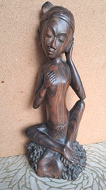 Listing 19 of 20 for Vintage Balinese Indonesia Hand Carved Wooden Sculpture. $89 Each