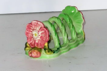 Listing 1 of 1 for ***GORGEOUS VINTAGE HANDPAINTED TOASTRACK***