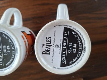 Listing 8 of 9 for Vintage Set of 'The BEATLES - HELP ' Mini Mugs in original box.