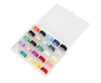 Listing 2 of 5 for Sewing Machine Accessories High Quality Transparent Bobbin Storage Box with 2