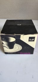 Listing 2 of 3 for Salt & Pepper Porcelain Espresso Cups x 4 (NEW)
