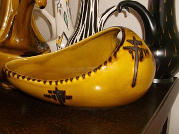 Listing 2 of 17 for Beswick Rare Unusual Design 1950's Large Retro Bowl