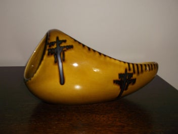 Listing 4 of 17 for Beswick Rare Unusual Design 1950's Large Retro Bowl