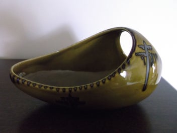 Listing 10 of 17 for Beswick Rare Unusual Design 1950's Large Retro Bowl