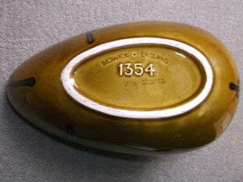 Listing 14 of 17 for Beswick Rare Unusual Design 1950's Large Retro Bowl