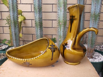 Listing 16 of 17 for Beswick Rare Unusual Design 1950's Large Retro Bowl