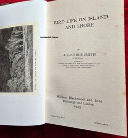 Listing 3 of 13 for !!! Bird Life on Island & Shore. H Guthrie-Smith 1st edition 1925
