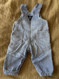 Listing 2 of 3 for Osh Kosh striped overalls