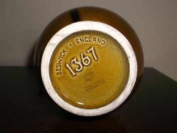 Listing 14 of 17 for Beswick Rare Weird Design 1950's Large Retro vase