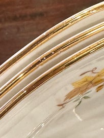 Listing 4 of 4 for Queen Anne England complete set of 6 trios + milk jug & sugar bowl (20 pieces)