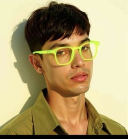 Listing 5 of 7 for Neon green eyeglass