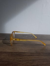 Listing 4 of 4 for Unisex orange eyeglasses