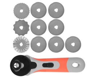 Listing 2 of 5 for Rotation Cutter Clothing Fabric Cutter DIY Craft Cutting Tool with 10pcs Blad