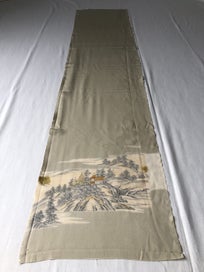Listing 3 of 13 for Vintage Decorative Japanese Silk Fabric Piece Kimono Panel