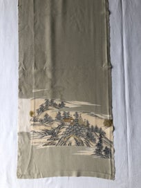 Listing 11 of 13 for Vintage Decorative Japanese Silk Fabric Piece Kimono Panel