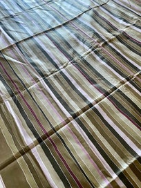 Listing 3 of 6 for A length of gorgeous UNUSED Swiss made Striped Chintz Cotton
