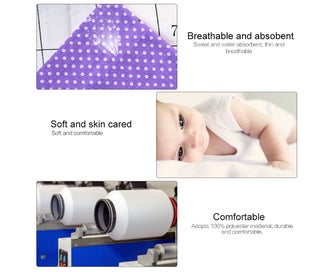 Listing 5 of 5 for 7pcs 50*50cm Cotton Fabric DIY Assorted Squares Pre-Cut Bedding Kit Quarters