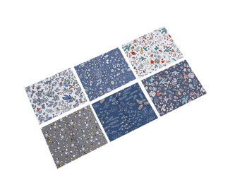 Listing 3 of 5 for 6Pcs DIY Printed Cotton Fabric Cloth Set Bedding Curtains Sewing Quilting Cra