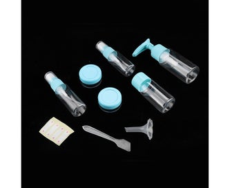 Listing 2 of 5 for 8pcs/Set Portable Reusable Makeup Spray Bottle Lotion Cream Container Kit for