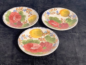 Listing 3 of 8 for SALE >> ‘Solian Ware’ Belle Fiore 521 saucers x 3