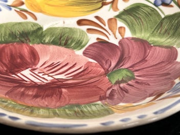 Listing 4 of 8 for SALE >> ‘Solian Ware’ Belle Fiore 521 saucers x 3