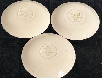Listing 5 of 8 for SALE >> ‘Solian Ware’ Belle Fiore 521 saucers x 3
