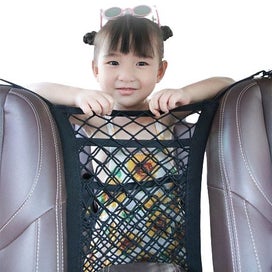 Listing 2 of 3 for NNEOBA Car Interior Trunk Seat Back Elastic Mesh Net Car Styling Storage Bag ...