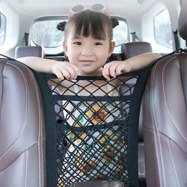 Listing 3 of 3 for NNEOBA Car Interior Trunk Seat Back Elastic Mesh Net Car Styling Storage Bag ...
