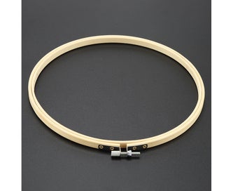 Listing 3 of 5 for Bamboo Embroidery Frame Ring Loop for Cross Stitch Sewing DIY Art Craft(23cm)