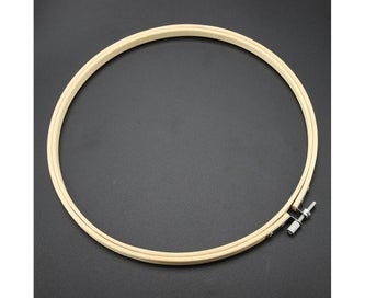 Listing 4 of 5 for Bamboo Embroidery Frame Ring Loop for Cross Stitch Sewing DIY Art Craft(23cm)