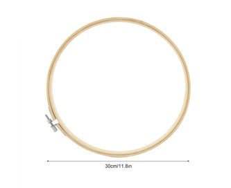 Listing 5 of 5 for Bamboo Embroidery Frame Ring Loop for Cross Stitch Sewing DIY Art Craft(30cm)