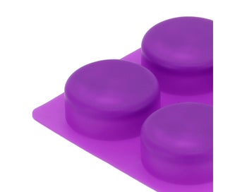 Listing 3 of 5 for 4Grid Round Moon Face Mold Silicone DIY Moon Shape HandMade Soap Mold for Hom