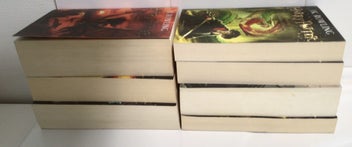 Listing 8 of 8 for Harry Potter, Once Read, Full Set 2014 Bloomsbury Eds in Case.