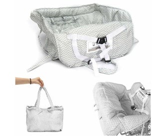 Listing 2 of 8 for Shopping Cart Cover For Baby Cotton High Chair Cover, Reversible, Machine Was