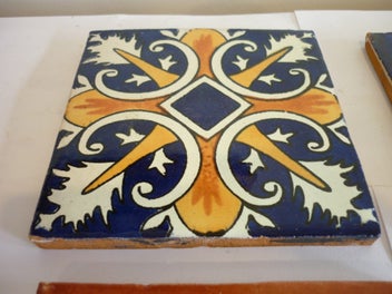 Listing 2 of 6 for POTTERY TILES X4. COLOURFUL