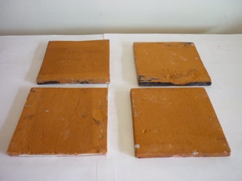 Listing 6 of 6 for POTTERY TILES X4. COLOURFUL