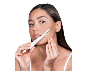 Listing 5 of 5 for Lighted Facial Exfoliator Includes 6 Replacement Heads-White