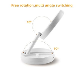 Listing 9 of 10 for Portable 10x Magnifying USB Makeup Cosmetic Beauty Mirror with LED Light Trav