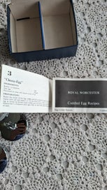 Listing 6 of 12 for Evesham Egg Coddlers - original boxed set with recipe leaflet etc