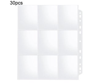 Listing 2 of 9 for 30Pcs/Set Pocket Page 11 Holes Waterproof PP Wear Resistant Trading Card Stor
