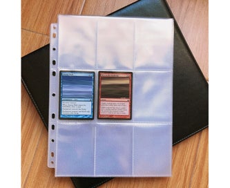 Listing 3 of 9 for 30Pcs/Set Pocket Page 11 Holes Waterproof PP Wear Resistant Trading Card Stor
