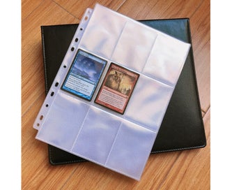 Listing 7 of 9 for 30Pcs/Set Pocket Page 11 Holes Waterproof PP Wear Resistant Trading Card Stor