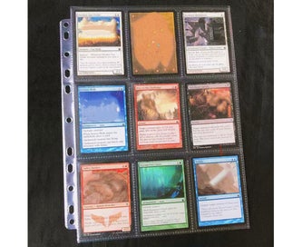 Listing 8 of 9 for 30Pcs/Set Pocket Page 11 Holes Waterproof PP Wear Resistant Trading Card Stor